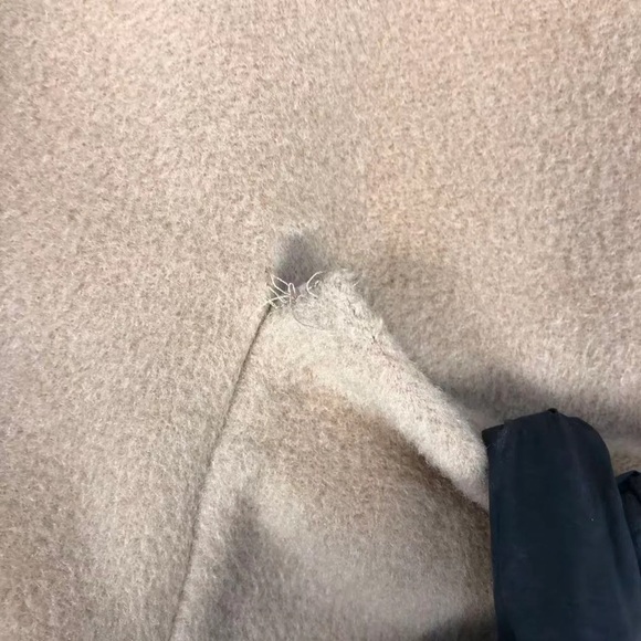 Max Mara Camel Wool Cashmere Vintage 1990s Longline Coat Made in Italy - Picture 9 of 10